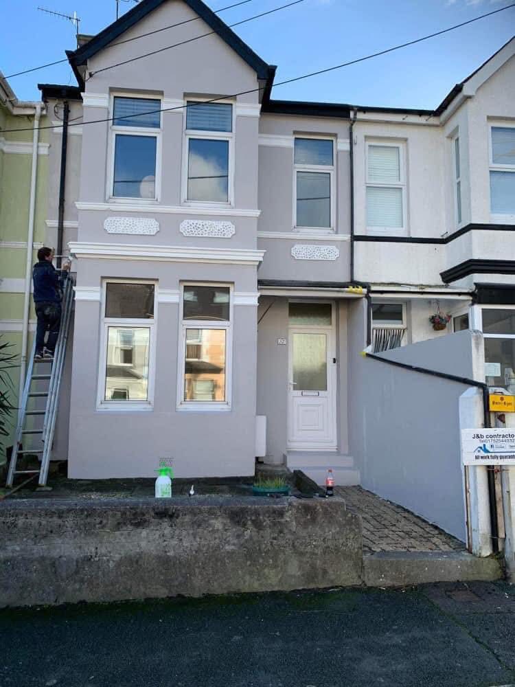 Completed roof replacement project in Fowey