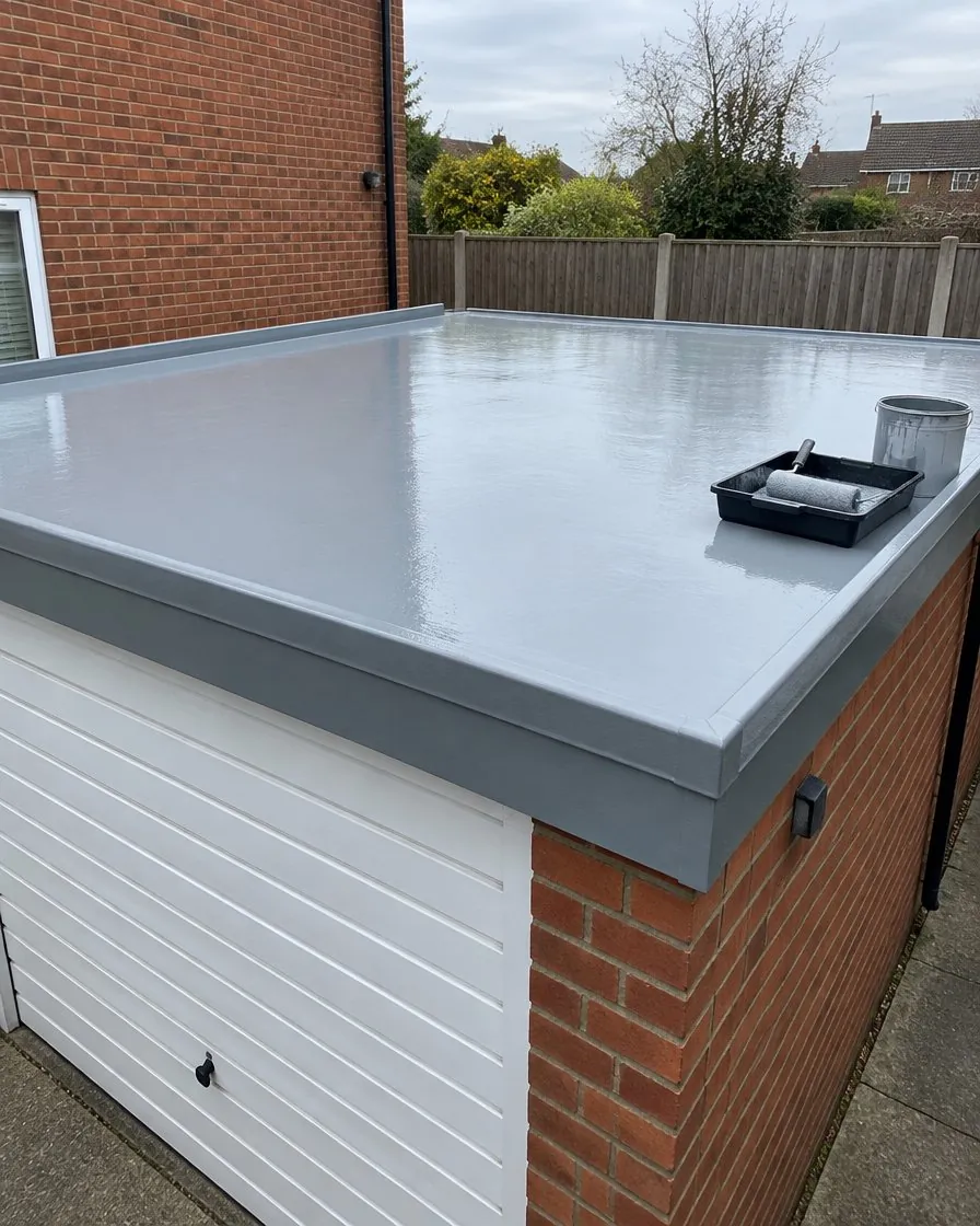 GRP fibreglass roofing in Fowey